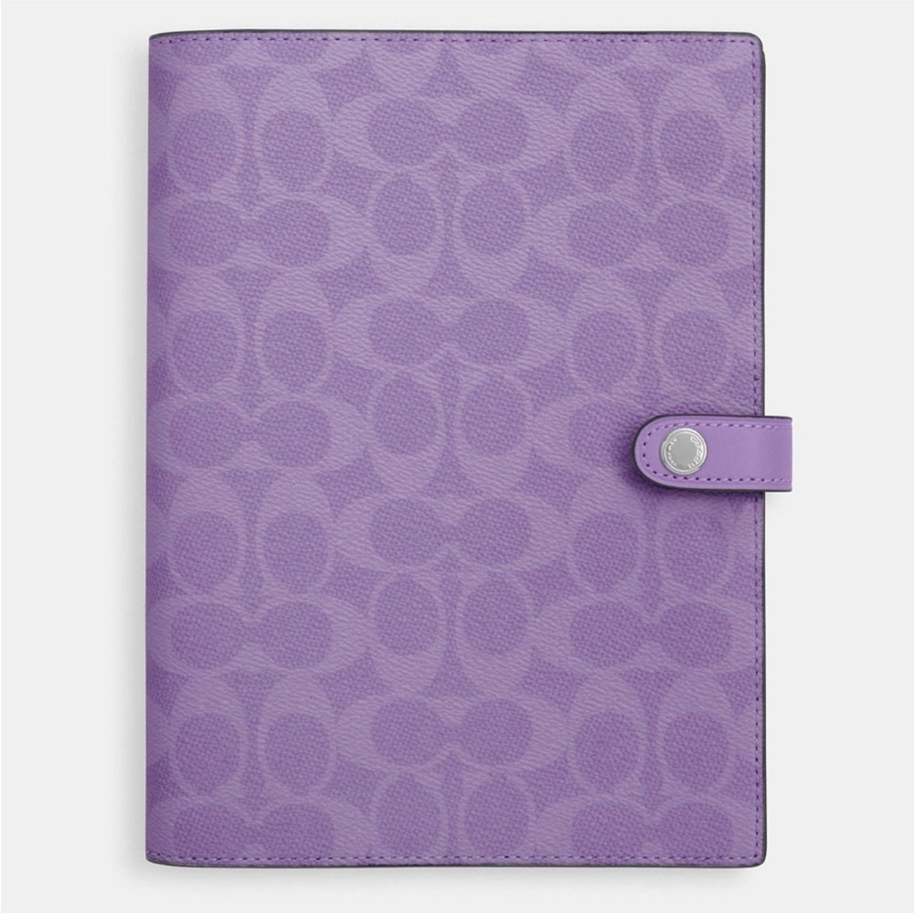 Coach Iris purple planner or journal